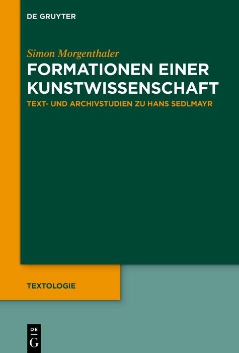 Formationen einer Kunstwissenschaft - Simon Morgenthaler