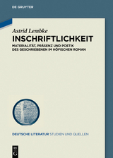 Inschriftlichkeit -  Astrid Lembke