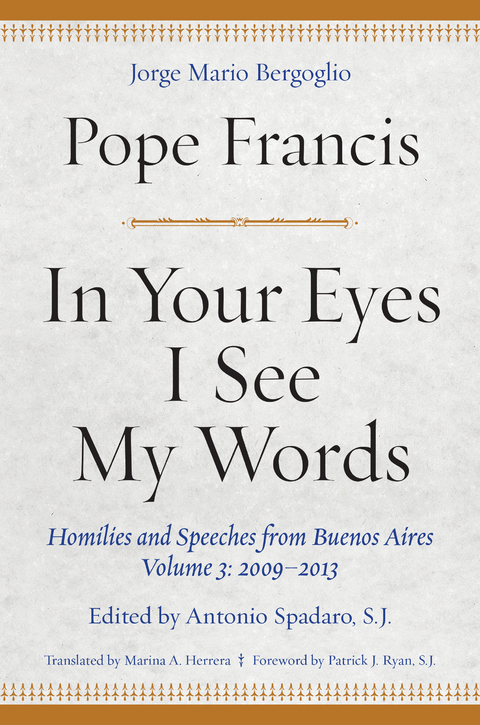 In Your Eyes I See My Words - Pope Francis