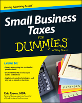 Small Business Taxes For Dummies - Eric Tyson