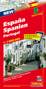 Spanien / Portugal Strassenkarte 1:1 Mio. - 