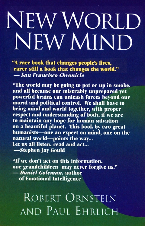 New World New Mind -  Paul Ehrlich,  Robert Ornstein