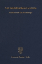 Aus intellektuellem Gewissen. - Ota Weinberger