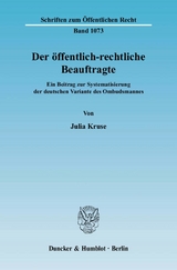 Der öffentlich-rechtliche Beauftragte. - Julia Kruse