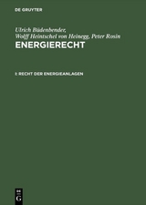 Ulrich Büdenbender; Wolff Heintschel von Heinegg; Peter Rosin: Energierecht / Recht der Energieanlagen - Ulrich Büdenbender, Wolff Heintschel von Heinegg, Peter Rosin