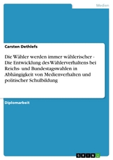 Die Wähler werden immer wählerischer - Die Entwicklung des Wählerverhaltens bei Reichs- und Bundestagswahlen in Abhängigkeit von Medienverhalten und politischer Schulbildung - Carsten Dethlefs