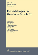 Entwicklungen im Gesellschaftsrecht II - 