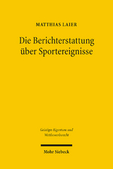 Die Berichterstattung über Sportereignisse - Matthias Laier