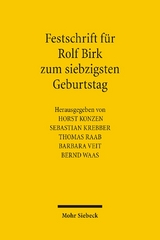 Festschrift für Rolf Birk zum siebzigsten Geburtstag - 