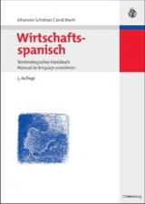 Wirtschaftsspanisch - Schnitzer, Johannes; Martí, Jordi