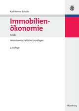 Immobilienökonomie / Betriebswirtschaftliche Grundlagen - 