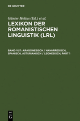 Lexikon der Romanistischen Linguistik (LRL) / Aragonesisch / Navarresisch, Spanisch, Asturianisch / Leonesisch - 