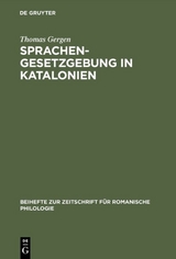 Sprachengesetzgebung in Katalonien - Thomas Gergen