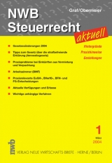 NWB Steuerrecht aktuell. Hintergründe - Praxishinweise - Gestaltungen - Wolfgang Graf, Arnold Obermeier