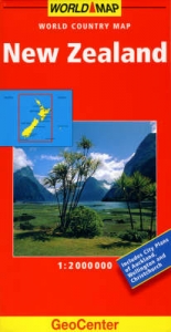 New Zealand GeoCenter World Map - 