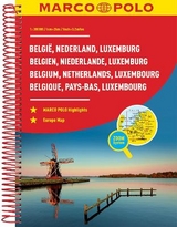 MARCO POLO Reiseatlas Benelux, Belgien, Niederlande, Luxemburg 1:200 000