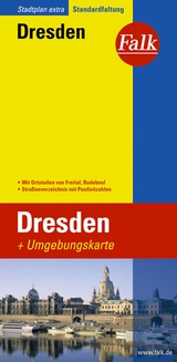 Falk Stadtplan Extra Standardfaltung Dresden 1:20 000