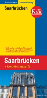 Falk Stadtplan Extra Saarbrücken 1:20.000