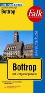 Falk Stadtplan Extra Standardfaltung Bottrop mit Ortsteilen von Gladbeck, Oberha - 