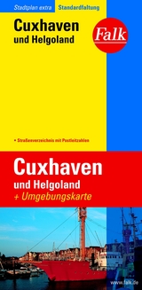 Falk Stadtplan Extra Standardfaltung Cuxhaven und Helgoland 1:17 500 - 