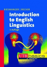 Introduction to English Linguistics - Annette Becker, Markus Bieswanger