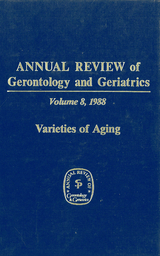 Annual Review of Gerontology and Geriatrics, Volume 8, 1988 - 