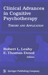 Clinical Advances in Cognitive Psychotherapy - Robert Leahy