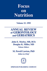 Annual Review of Gerontology and Geriatrics, Volume 15, 1995 - 