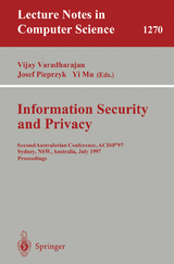 Information Security and Privacy - 