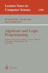 Algebraic and Logic Programming - 