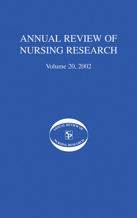 Annual Review Of Nursing Research, Volume 20, 2002 - 