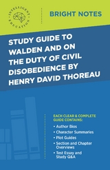 Study Guide to Walden and On the Duty of Civil Disobedience by Henry David Thoreau -  Intelligent Education