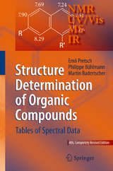 Structure Determination of Organic Compounds - Ernö Pretsch, Philippe Bühlmann, Martin Badertscher