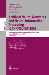 Artificial Neural Networks and Neural Information Processing — ICANN/ICONIP 2003 - 