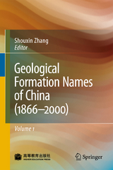 Geological Formation Names of China (1866—2000) - 