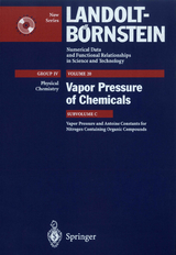 Vapor Pressure and Antoine Constants for Nitrogen Containing Organic Compounds - 