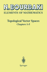 Topological Vector Spaces - N. Bourbaki