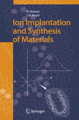 Ion Implantation and Synthesis of Materials - Michael Nastasi, James W. Mayer