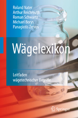 Wägelexikon - Roland Nater, Arthur Reichmuth, Roman Schwartz, Michael Borys, Panagiotis Zervos