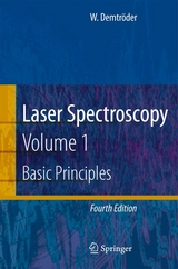 Laser Spectroscopy - Wolfgang Demtröder