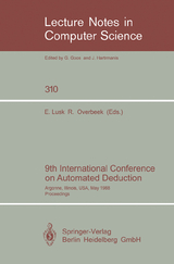 9th International Conference on Automated Deduction - 