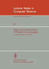 Design and Implementation of Programming Languages - 