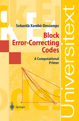 Block Error-Correcting Codes - Sebastian Xambo-Descamps