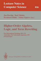 Higher-Order Algebra, Logic, and Term Rewriting - 