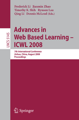 Advances in Web Based Learning - ICWL 2008 - 