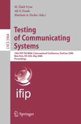 Testing of Communicating Systems - 