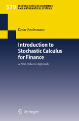 Introduction to Stochastic Calculus for Finance - Dieter Sondermann