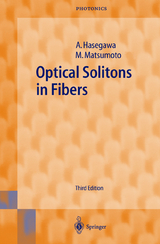 Optical Solitons in Fibers - Hasegawa, Akira; Matsumoto, Masayuki