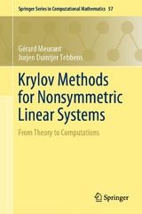 Krylov Methods for Nonsymmetric Linear Systems -  Gérard Meurant,  Jurjen Duintjer Tebbens