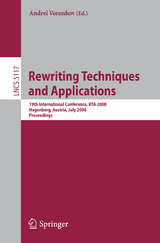 Rewriting Techniques and Applications - 